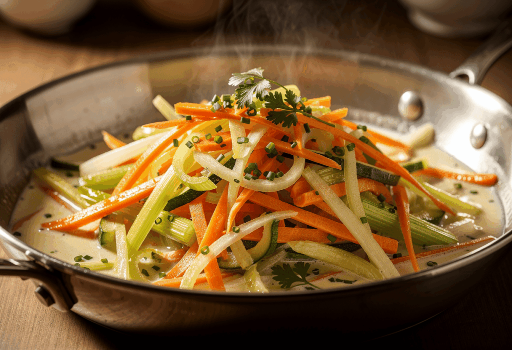 Avec quoi servir une julienne de légumes