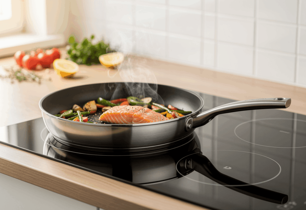 Comment fonctionne une poêle sur induction (et pourquoi ça change le choix)