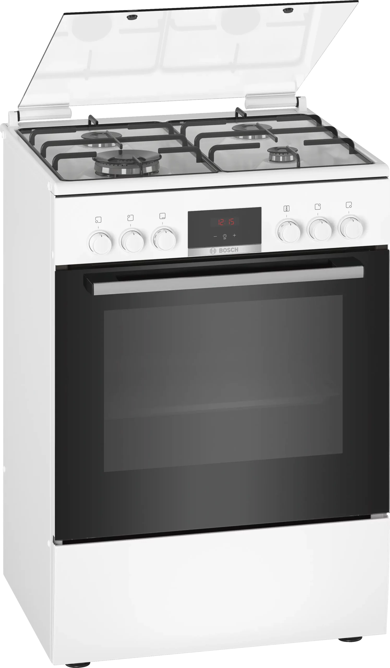 Bosch HXR39IH20 cuisinière mixte gaz four électrique