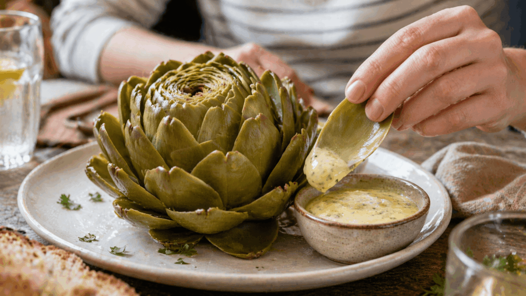 Préparer les petits artichauts violets