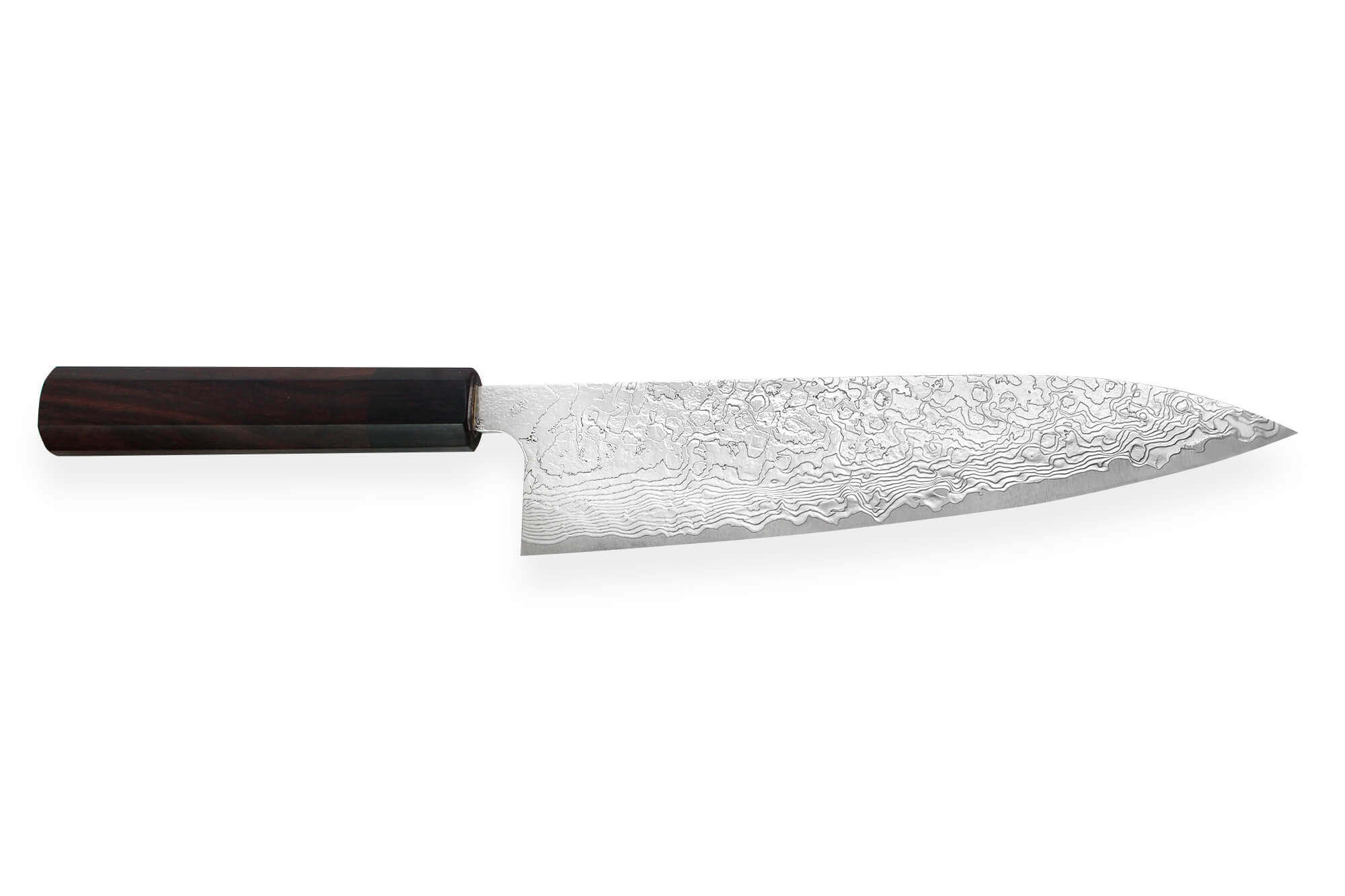 Takeshi Saji R2 Damas gyuto artisanal japonais