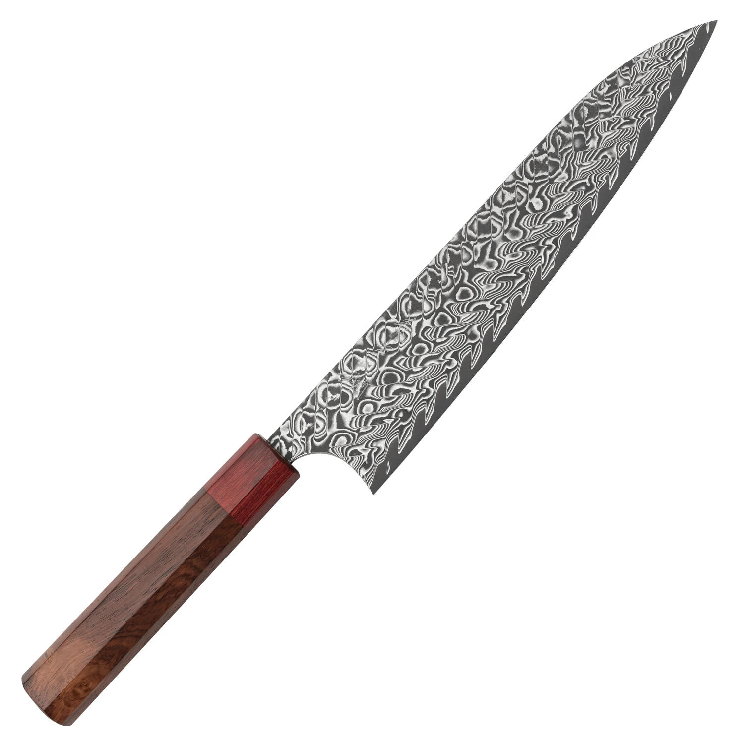 Yoshimi Kato SG2 Damas gyuto artisanal japonais