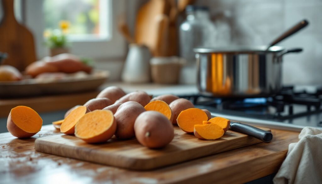 patate douce au four