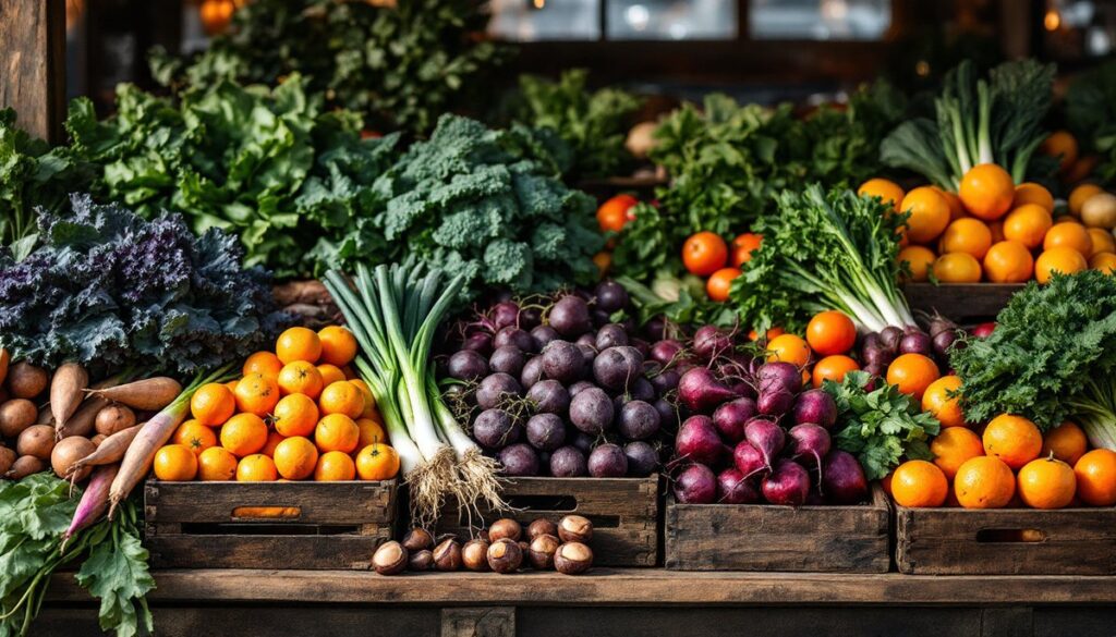 fruits et légumes de saison hiver