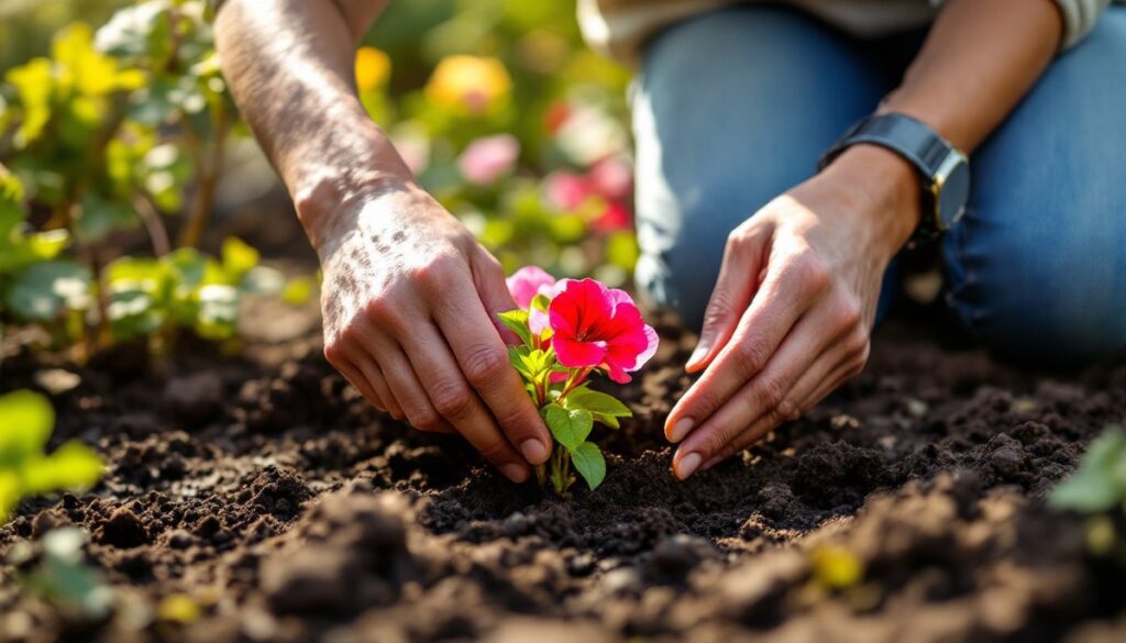 planter des bégonias